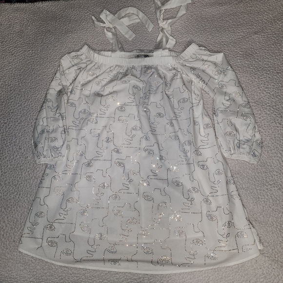 NWT Gorgeous Akira Face Off Boho Sparkling Chic Midi Dress - Picture 14 of 16